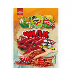 Перец Перцов чили кусочками 50гр.