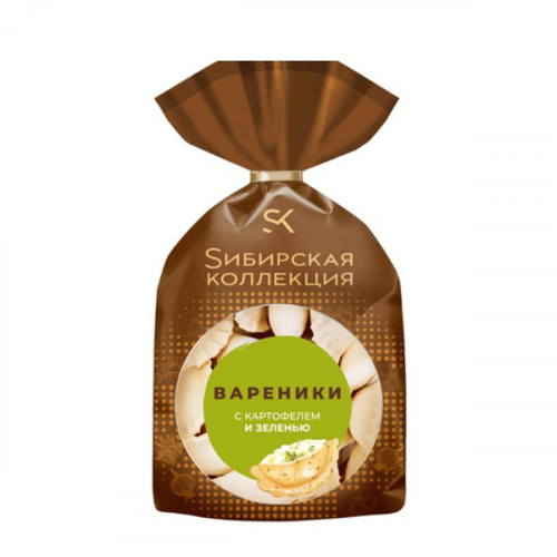 вареники с картофелем и зеленью