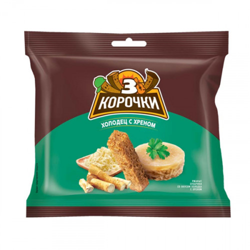 сухарики холодец с хреном