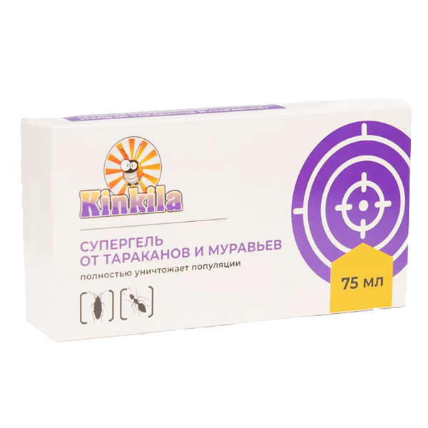 Гель от тараканов ТУБА 75мл Kinkila