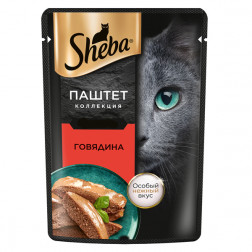 Корм для кошек Sheba говядина паштет  75 гр.