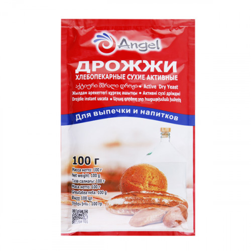 дрожжи ангел 100 гр