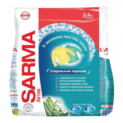 Стиральный порошок Sarma Актив ландыш 2,4 кг