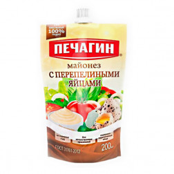 Майонез  «Печагин» Перепелиный 50% 200мл.