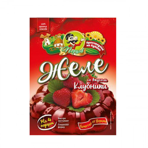 желе клубника перцов