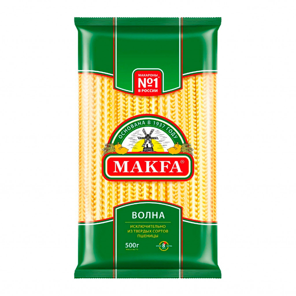 Макароны Макфа лапша "Волна",  500 гр.