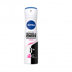 Дезодорант-спрей невидимая защита для черного и белого СLEAR NIVEA, 150 мл