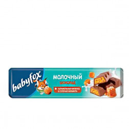 Батончик молочный с карамелью «Baby Fox» 45 гр.
