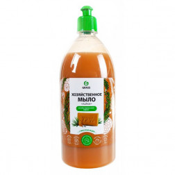 Мыло жидкое хозяйственное с маслом кедра GRASS Milana 1 л.